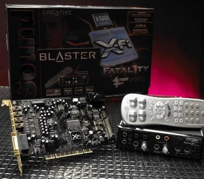 Creative Sound Blaster X-Fi Fatal1ty Carte son