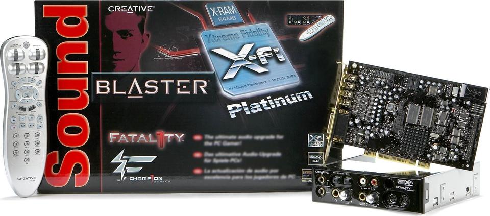 Creative Sound Blaster X-Fi Platinum Fatal1ty Champion Series 