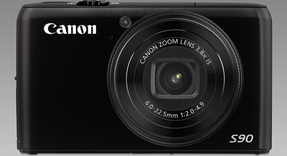 Canon PowerShot S90 front