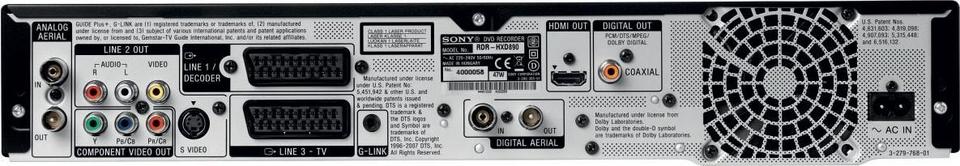 Sony RDR-HXD995 