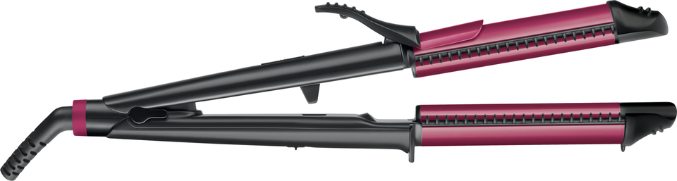 Rowenta CF4512 Pink-Schwarz 66 Watt Leistung einstellbare Temperatur Lockenstab 