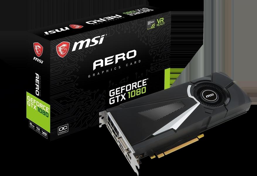 MSI GeForce GTX 1080 AERO 8G OC | ▤ Full Specifications & Reviews