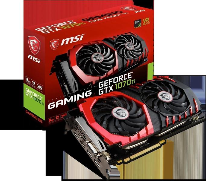 MSI GeForce GTX 1070 Ti GAMING 8G | ▤ Full Specifications & Reviews
