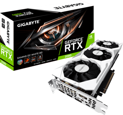 Gigabyte GeForce RTX 2080 GAMING OC WHITE 8GB Graphics Card