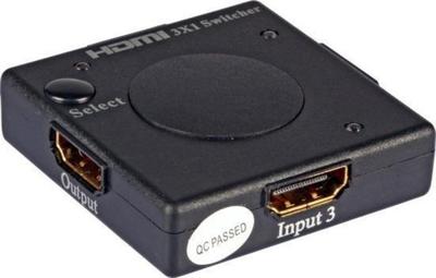 EFB Elektronik 3-Port HDMI Switch 3D/1080P, incl. Remote Control