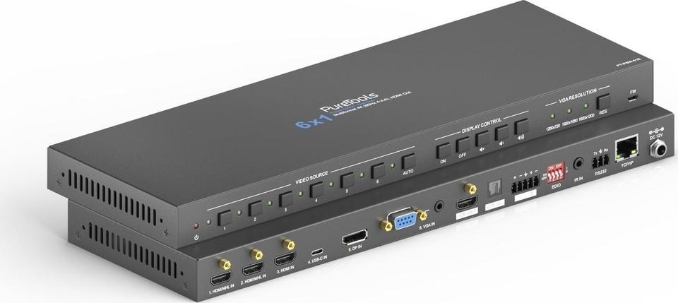 PureLink 6x1 4K 18Gbps Multiformat Presentation Switcher with Scaling 