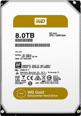 WD Gold Datacenter Hard Drive WD8002FRYZ