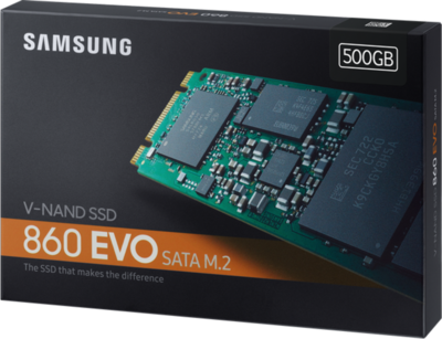 Samsung 860 EVO MZ-N6E500BW SSD-Festplatte