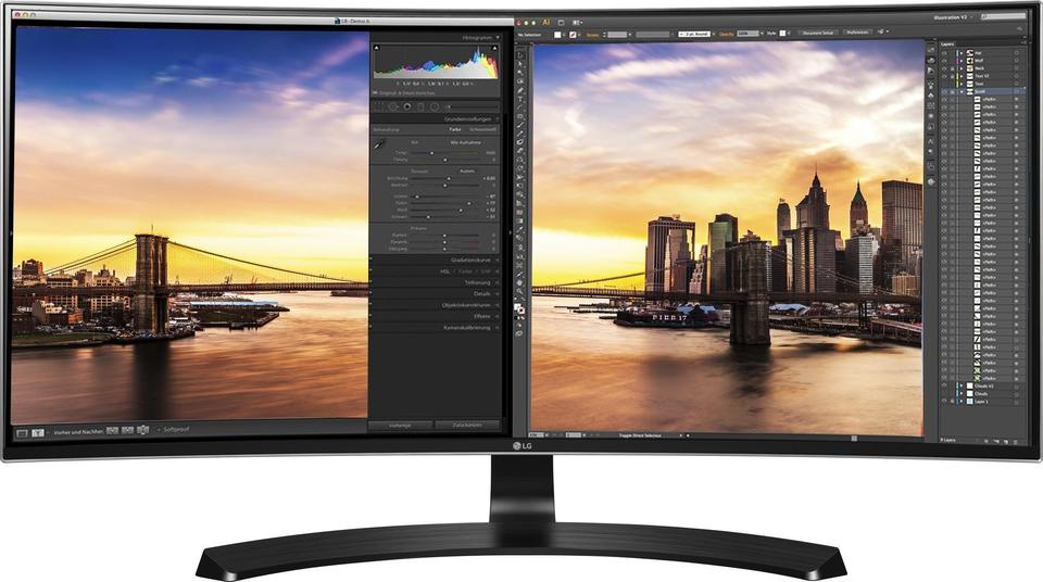 LG 34CB88-P Monitor front on