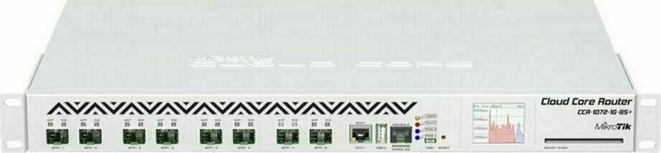 MikroTik Cloud Core Router CCR1072-1G-8S+ front