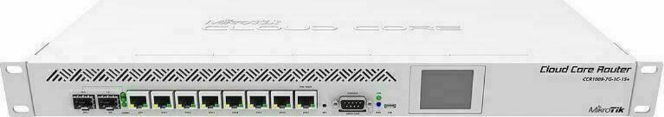 MikroTik Cloud Core Router CCR1009-7G-1C-1S+ front