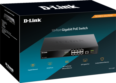 D-Link DGS-1010MP Commutateur