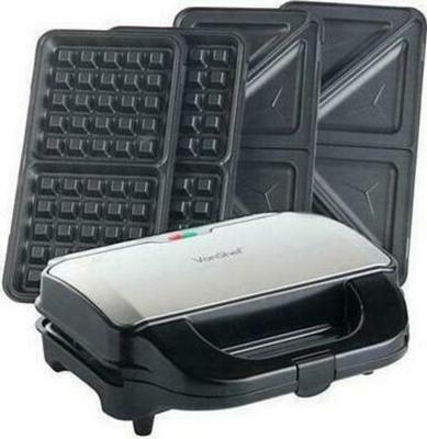 VonShef 2in1 Sandwich Toaster and Waffle Maker