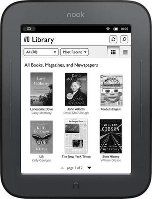 Barnes & Noble NOOK Simple Touch Ebook Reader