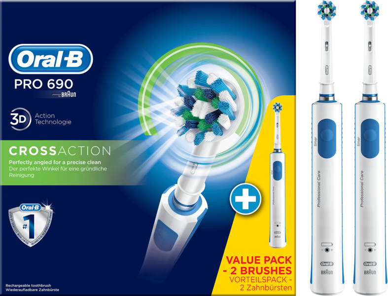 Oral-B Pro 690 CrossAction | Full Specifications & Reviews