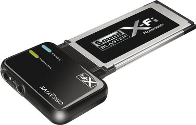 Creative Sound Blaster X-Fi Notebook Scheda audio