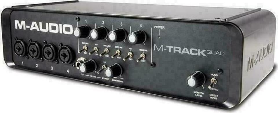 M-Audio M-Track Quad angle