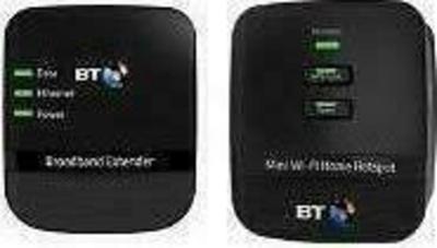 BT Mini Wi-Fi Home Hotspot 500 Kit (Twin Pack) Powerline Adapter