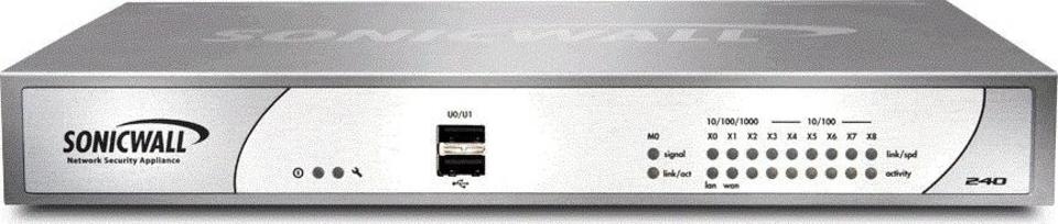 SonicWALL NSA 240 front