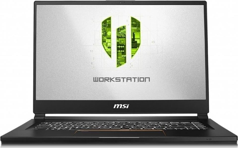 MSI WS65 front
