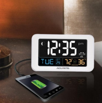 Acurite Intelli-Time Alarm Clock 13040 Stacja pogodowa