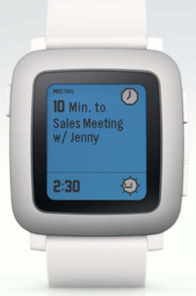 Pebble Time Smartwatch front