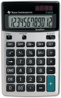 Texas Instruments TI 5018 SV Calcolatrice