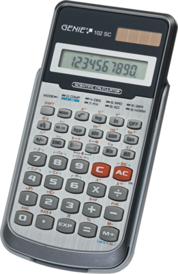 Genius 102 SC Calculatrice