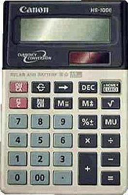 Canon HS-100E Calculatrice