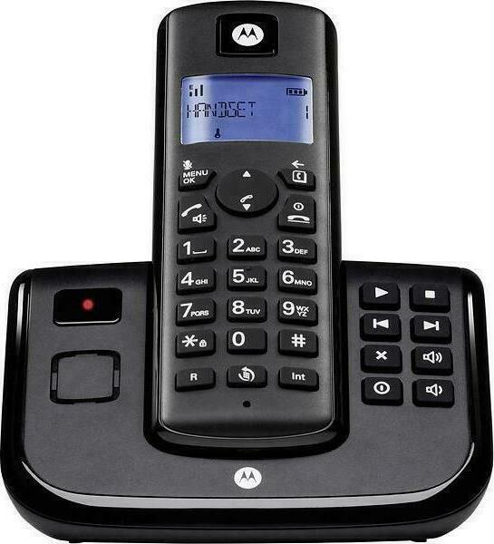 B-stock Teléfono inalámbrico Motorola T211 contestador manos libres negro 