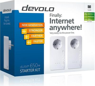 Devolo dLAN 650+ Starter Kit (9227) Adapter Powerline