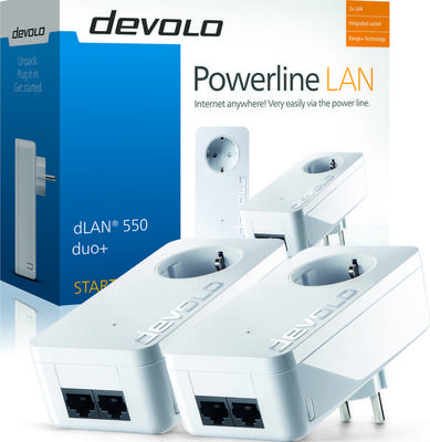 Devolo dLAN 550 duo+ Starter Kit (9300) Adapter Powerline