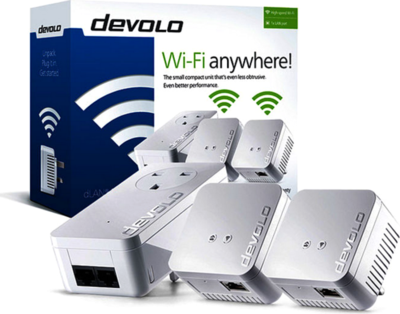 Devolo dLAN 550 WiFi Network Kit (9640) Powerline Adapter