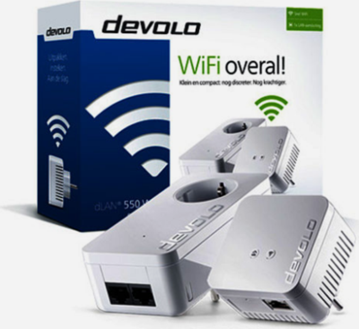 Devolo dLAN 550 WiFi Starter Kit (9635) Powerline Adapter