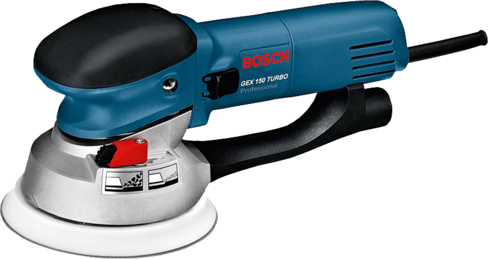 Bosch GEX 150 Turbo angle
