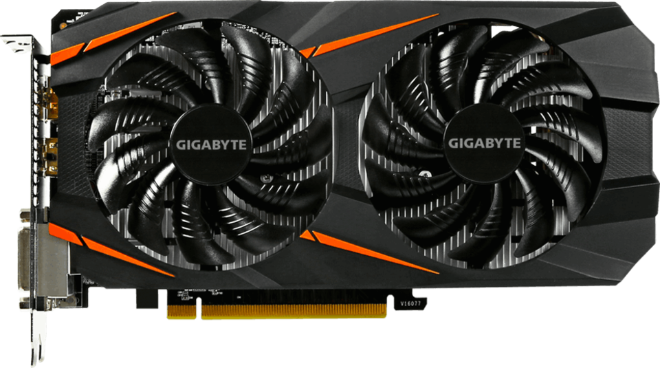 Gigabyte GeForce GTX 1060 WINDFORCE OC 6GB front