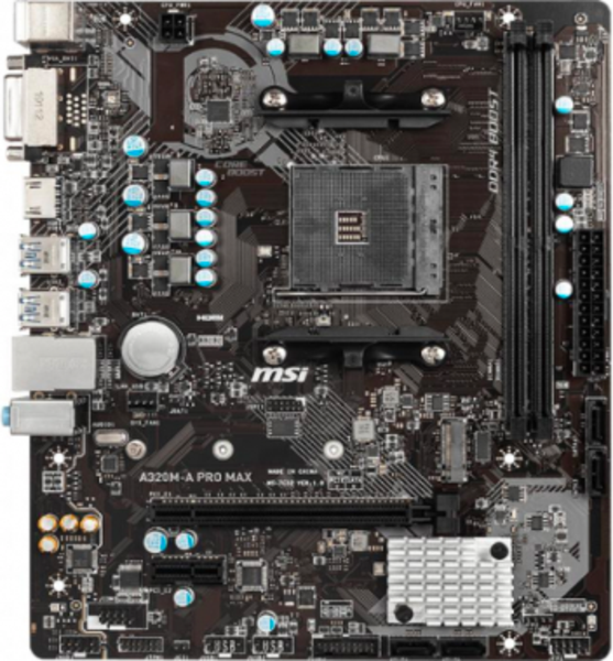 MSI A320M-A Pro Max front