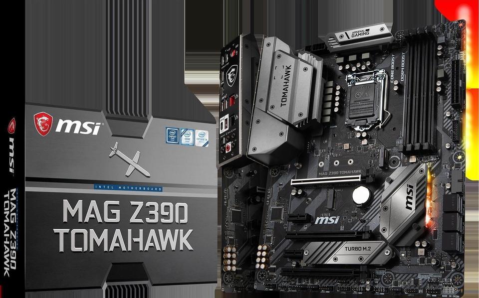 MSI MAG Z390 Tomahawk front