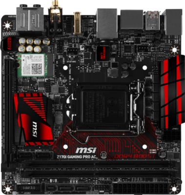 MSI Z170I Gaming Pro AC Motherboard