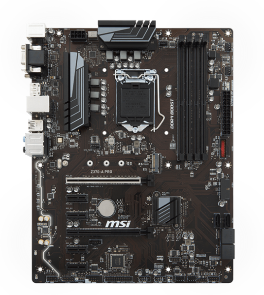 MSI Z370-A Pro - ATX front