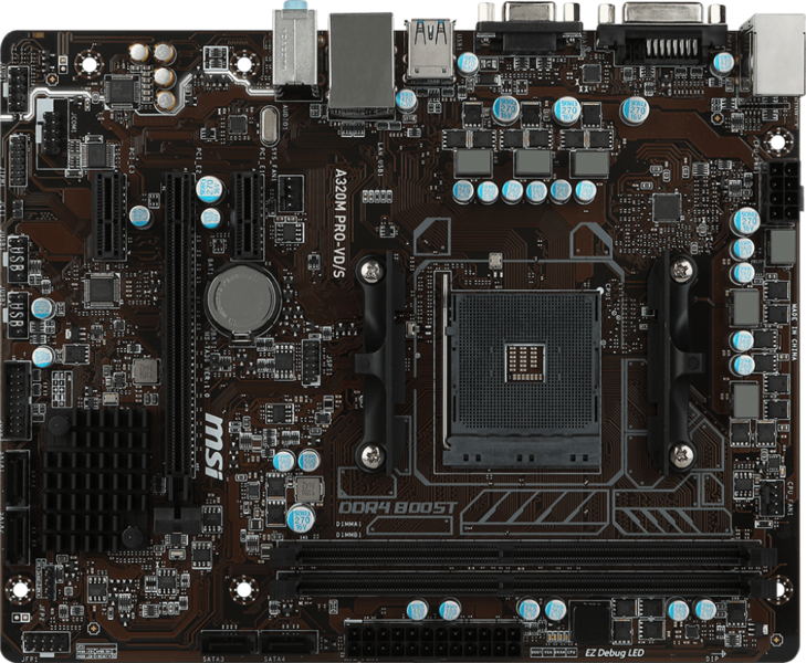 MSI A320M Pro-VD/S front