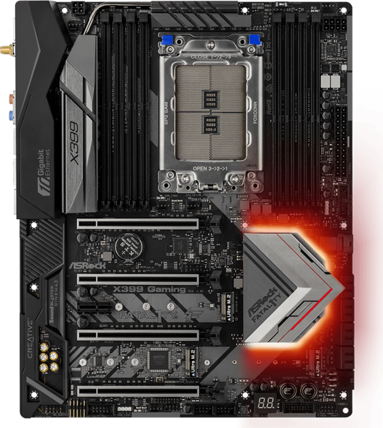 ASRock Fatal1ty X399 Professional Gaming front