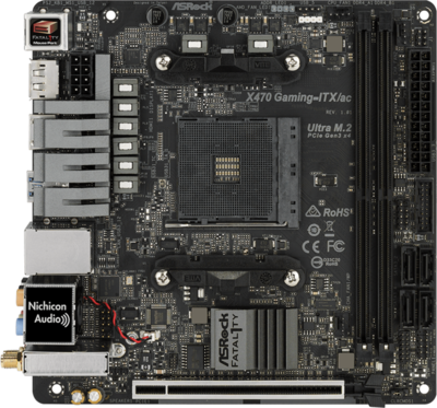 ASRock Fatal1ty X470 Gaming-ITX/ac Motherboard