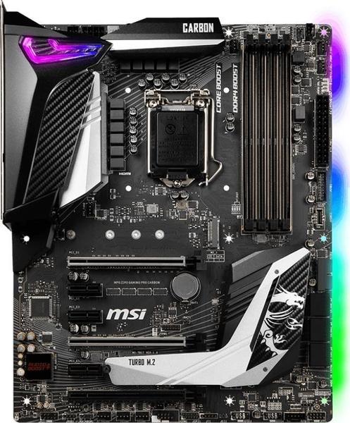 MSI MPG Z390 Gaming Pro CARBON front