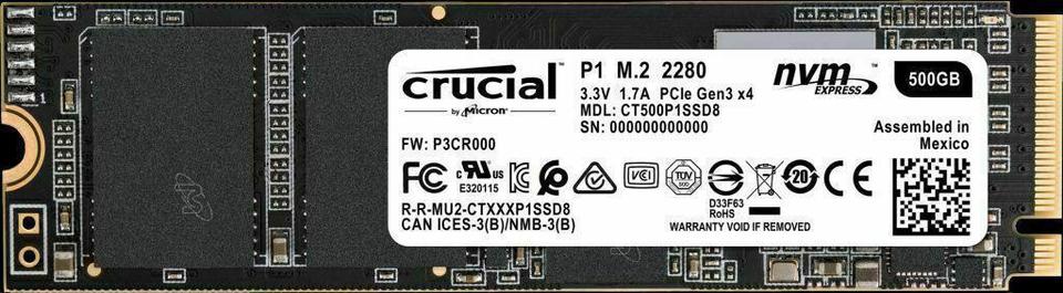 Crucial P1 500 GB front