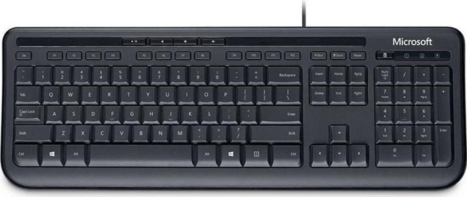 Microsoft Wired Keyboard 600 top