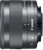 Canon EF-M 28mm f/3.5 Macro IS STM left