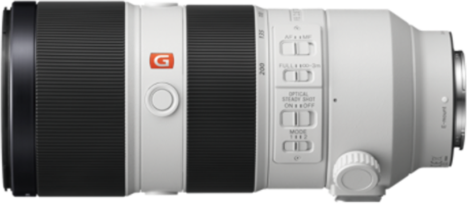 Sony FE 70-200mm f/2.8 GM OSS left