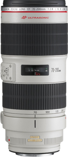 Canon EF 70-200mm f/2.8L IS II USM top