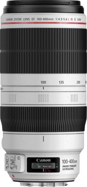 Canon EF 100-400mm f/4.5-5.6L IS II USM top